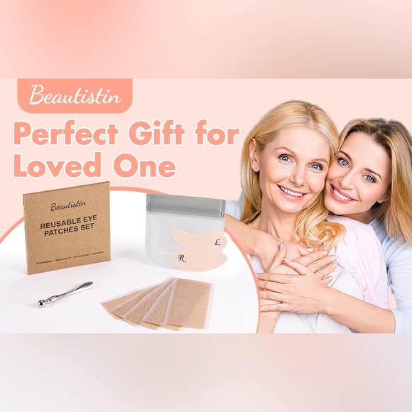 Under Eye Patches Silicone Reusable Plump Fine Lines & Wrinkles with Applicator - Picture 9 of 11